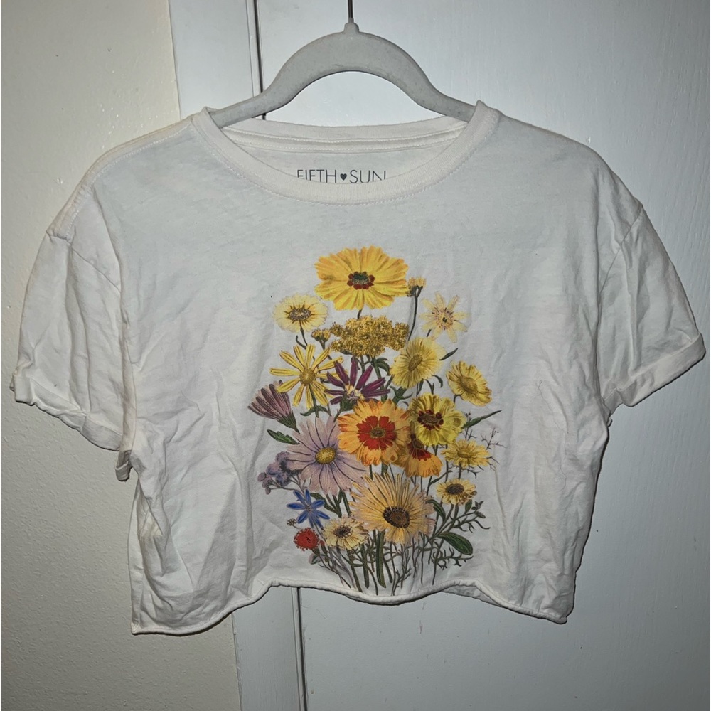 Cropped Target graphic tee